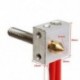 5X (összeszerelt alumínium fűtőblokk extruder 3D-s nyomtatóhoz 1,75 mm MK8 0,4 m K4H1.)