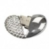 Diamante szív függő lánc USB 2.0 4 GB-os 4G flash memóriakártya Pen Drive N4L2