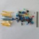 1X (indítókészlet arduino ellenállás / LED / kondenzátor / jumper vezetékekhez / kenyér U9Q7