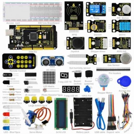 Mega 2560 R3 Super Starter Kit Rfid oktatókészlet Arduino A8I9-hez