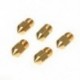 1X (5PCS 3D nyomtató, 0,4 mm-es extruderes sárgaréz fúvóka nyomtatófej MK8 1,75 mm AB R8N4