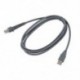 1X (1 X USB A csatlakozó az RJ45 kábelhez, 7 láb 2M) az LS4278 LS C2G2 szimbólum vonalkód-leolvasóhoz