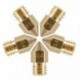 5X (5X 30 mm hosszú extruder 1,75 mm cső és 5X 0,4 mm sárgaréz extruder fúvóka P M1I4