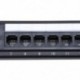 8X (UTP 24 Port Rj45 javítópanel állvány kábel falra szerelhető konzol csatlakozó R Z7H9