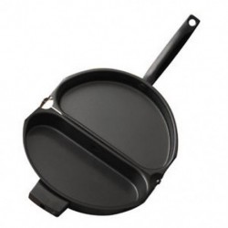 Összecsukható rozsdamentes acélból készült, nem tapadó omlettes edényes főzőedények T4I4 fedéllel