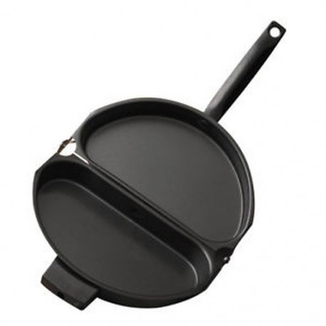 Összecsukható rozsdamentes acélból készült, nem tapadó omlettes edényes főzőedények T4I4 fedéllel