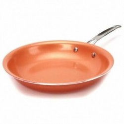 2X (nem tapadós serpenyő réz piros serpenyő indukciós serpenyő serpenyő serpenyő Sauc E9P9