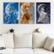 5D DIY gyémántfestő készlet Hímzés keresztszemes hímzőkészülékekkel Art Home Deco H5K3