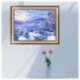 Snowscape DIY 5D teljes gyémántfestésű hímzett keresztszemes hímzésű dekoráció C K1F7