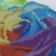 SZÍNES RÓZUS Gyémántfestmény - Mint keresztszemes (színes rózsa) N2L1