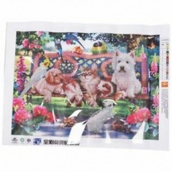 Animal Paradise 5D Diamond DIY festés hímzéssel, házimunka 40 * 30cm W6W2