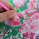 2X (gyémánt hímzés, 5d diy gyémánt Festés keresztszemes öltés lila készlet, macska S4X5