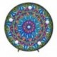 5D Diy Mandala teljes fúrással készült gyémántfényes világító lámpa strasszos hímzéssel D5D1