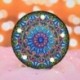 5D Diy Mandala teljes fúrással készült gyémántfényes világító lámpa strasszos hímzéssel D5D1
