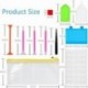 1X (20 darabos gyémántfestő eszközök 5D DIY gyémántfestő kiegészítők Dia M3R1