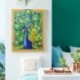 Diy gyémántfestés hímzés páva nyitott képernyő mintás gyémánt festék N8T2