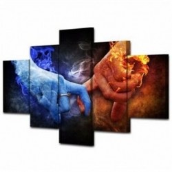 Ikon Gyémántfestmény Szerelem Kézi Láng 5D keresztszemes hímzés Crystal Sq E3J6