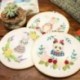 10 darab 6,7 hüvelykes 17 cm-es kerek fa hímzőkarika készlet ömlesztett nagykereskedelemben Adj K1X1
