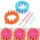 8X (Loom Set Knitter Kötő Virág Loom Kit Készítsen ÜZEMELTETÉSEK Fr Hat Sca X2H9