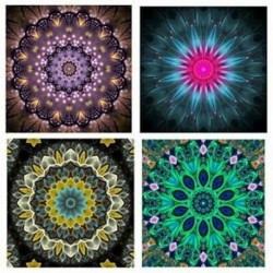 3X (Diy Diamond Festmény keresztszemes öltéses teljes gyémánt hímzéssel Mandala Pictur D2P5
