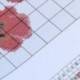 6X (Új kiadások keresztszemes minták hímzőkészlete - Mákvirág Va Y2I4