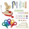 8X (kézi fonalcsévélő gyors szálas húros gömbgyapjú tartótartó Practica D4D6