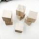 3X (20db természetes Hexaedre normál fa kézműves Qure díszítés 20mm barkácsolás J9G3