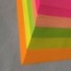 1X (120X A4-es neonkártya lapok - fluoreszkáló kézműves-készlet, C8P4)