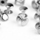 100db Ezüst színű üreges fém szegecs táskák - övek - pénztárcák - karkötők készítéséhez - Y5Y5 L2E0