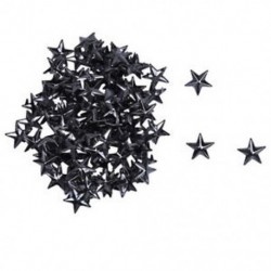100 15 mm-es sötétszürke csillagcsavarok Punk Rock Nailheads tüskék a H0K5 táskához