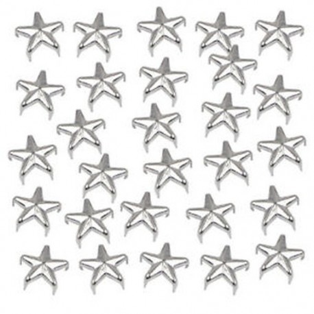 2X (50 x Star Studs karomszegecs - Bőrműves kosztümök táskák farmer övek Sh Z7H6