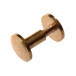 8mm-es - 10db Íves fejű sárgaréz szegecs ruha - táska - karkötő - különböző tárgyak díszítéséhez - P5F6