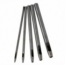 0,5-4,5 mm-es ezüst kerek meghajtású bőr lyukasztó és kerek bőr kézműves lyukasztó E7Y1-hez