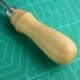 1 db-es fa fogantyú állítható külső széllel Creaser bőr kézműves szerszámok Diy Han X5F8