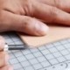 4X (Edge Beveler élvédő / csiszoló eszköz övkészítők bőr kézműves Diy TJ7D8