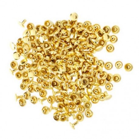 20x (100 szegecsek, kétoldalas arany 9 mm F1H1