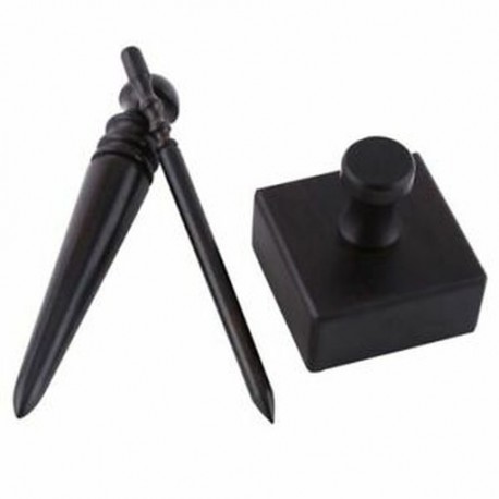 3X (Leathercraft Tool Wood Edge Slicker kézi kézműves szerszámok 3 típusú a Select L K4O2 típushoz