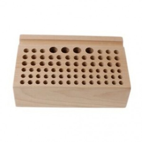 2x (76 lyuk Craftool fa szerszámbélyegző állvány bükkszárító bőrtartó Diy Cr X7V7