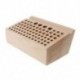 2x (76 lyuk Craftool fa szerszámbélyegző állvány bükkszárító bőrtartó Diy Cr X7V7