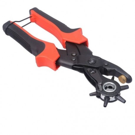 6X (bőr lyukasztó bőr lyuk professzionális nagy teherbírású, forgó bőr P S9L2