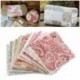 1X (100 db 10x10 cm-es négyzet alakú virágos pamut szövet javítókendő a DIY kézműves kézműveshez Q8S4