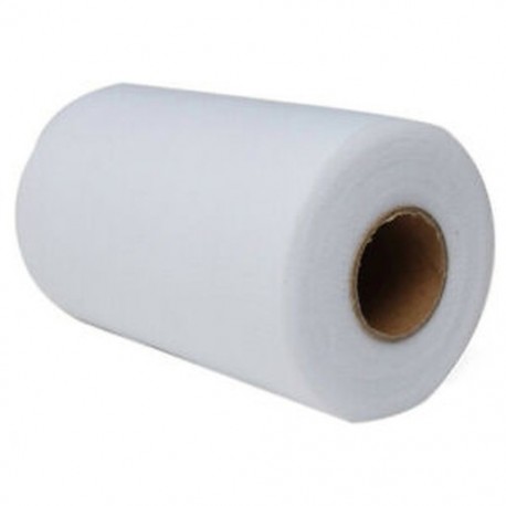 2X (15 cm x 80 m tüll ruhadekorációs esküvői party, Fehér D7B7)