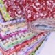 6X (barkácsfoltos folt 60db 10cmx10cm varázsadag pamutszövet patchwork bu M5Z7
