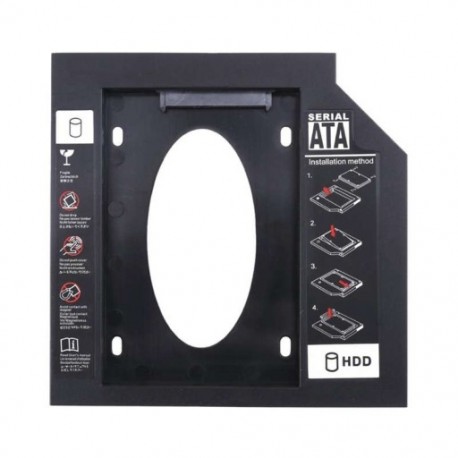3X (Ultravékony 9,5 Mm-es notebook laptop PC CD illesztőprogram-nyílás HDD Ssd Tartókeret W8I5