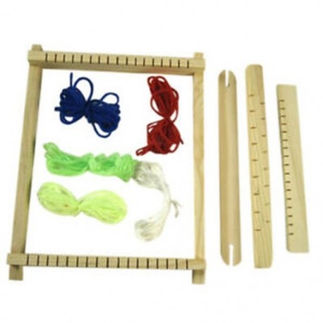 3X (fa kötésű fonalfonal transzfer fésű DIY kézzel készített kézműves szerszám E3G9)