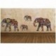 4 db absztrakt elefánt szoba falmatrica PVC matrica Art Transfer Home Decor, R1E5