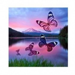 DIY 5D gyémántfestés hímzéssel, kézműves öltéskészlettel, otthoni fali dekoráció, B3J5