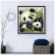 2X (DIY 5D gyémántfestmény hímzés Két Panda Embrace keresztszemes szerszám S Z3H3
