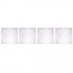 2X (4 db-os öntapadós tükörcsempe 3D falimatrica matrica Art Home Decor R2N7