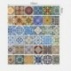 Csempe és bot csempe Backsplash lépcsőn emelkedő matricák DIY csempe matricák Mexikói T H1U7